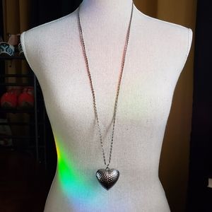 Silver Heart Necklace [Pre-❤]